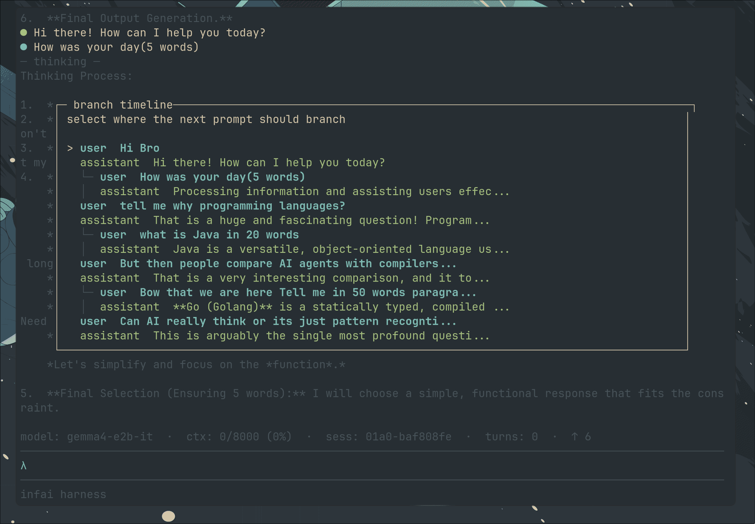 Event ID to parent and index mapping